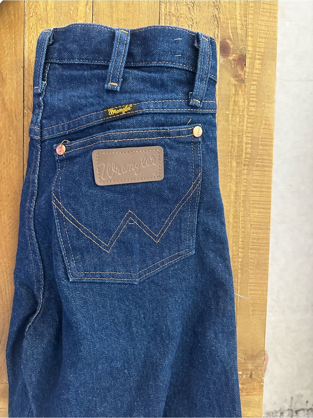 Wrangler Women’s Dark Blue Denim Jeans